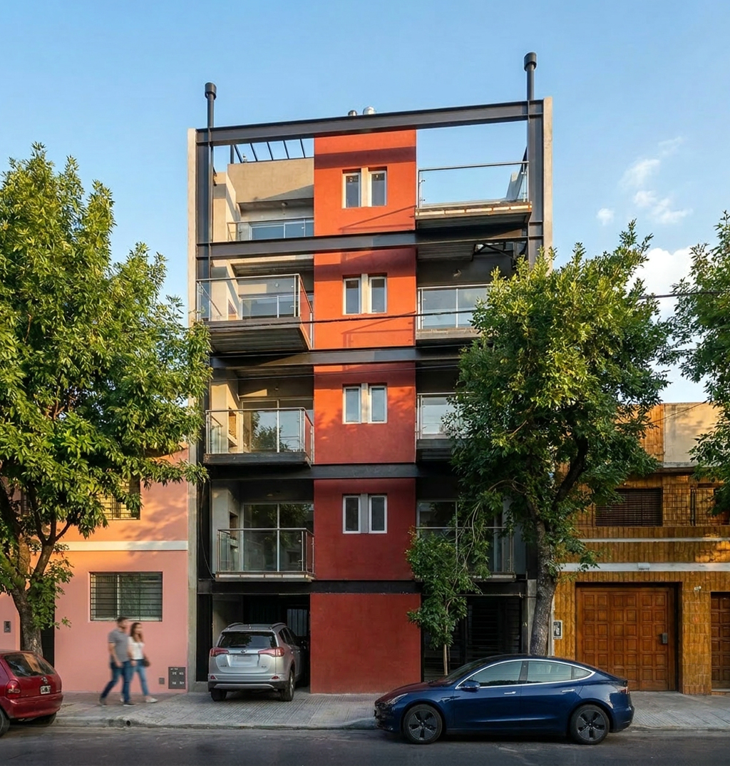 Fachada del edificio Aráoz